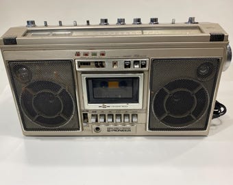 Vintage Pioneer SK-31 Boombox Radio Cassette Recorder Parts Repair Retro