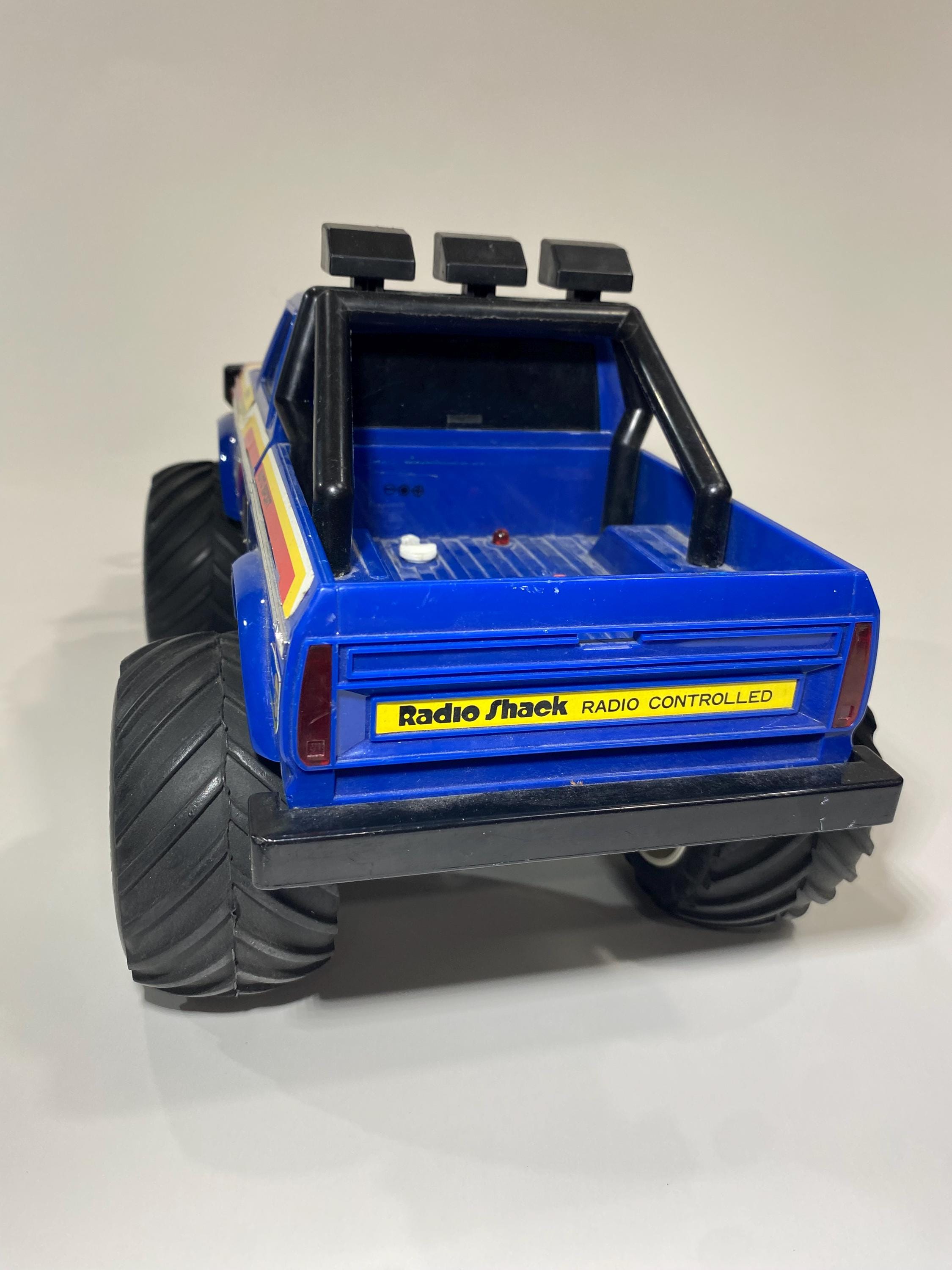 1980s Radio Shack off Roader 4x4 Blue Ford Truck Vintage RC Toy