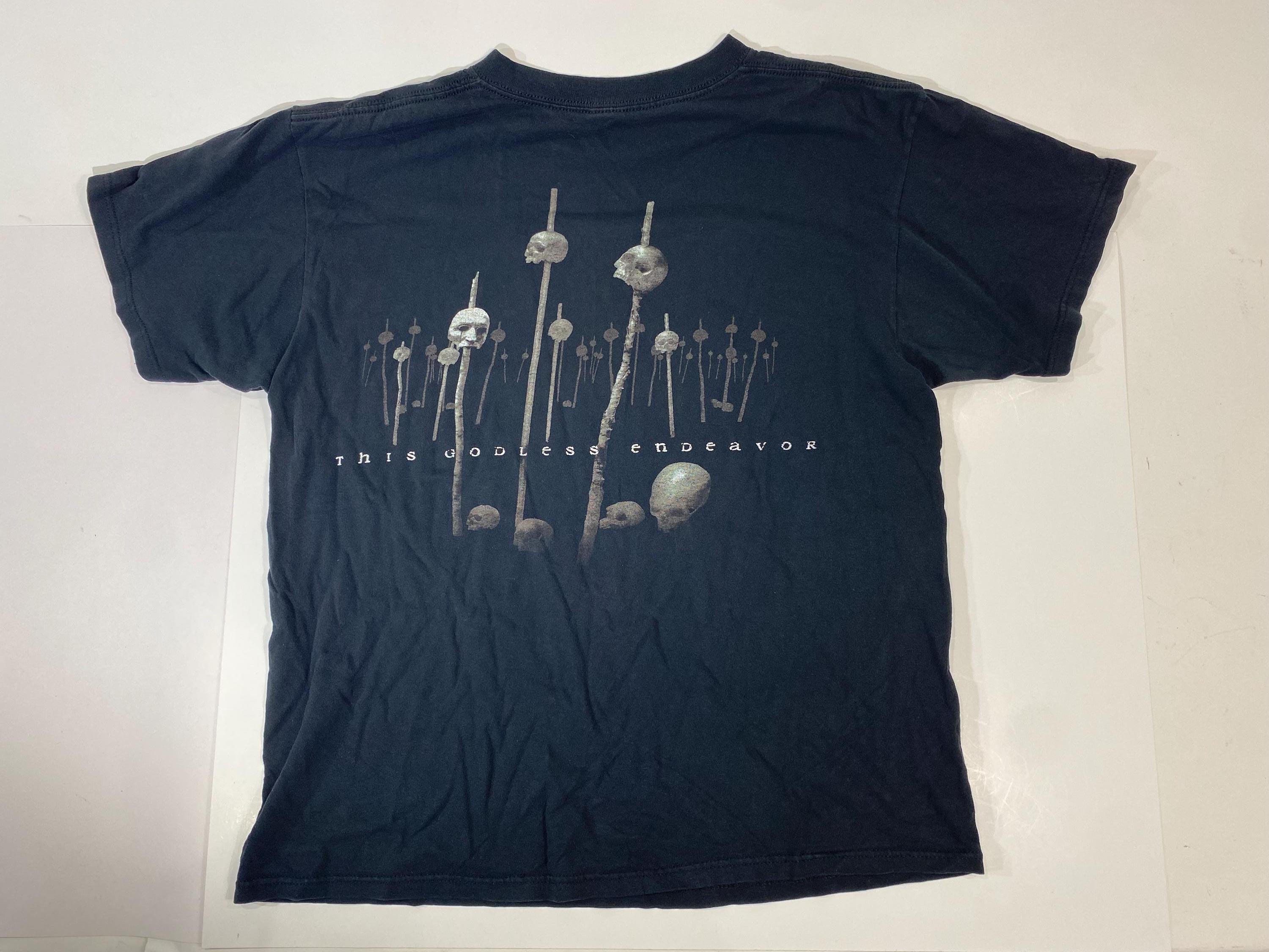 Vintage Nevermore T Shirt This Godless Endeavor Tour Metal Band 
