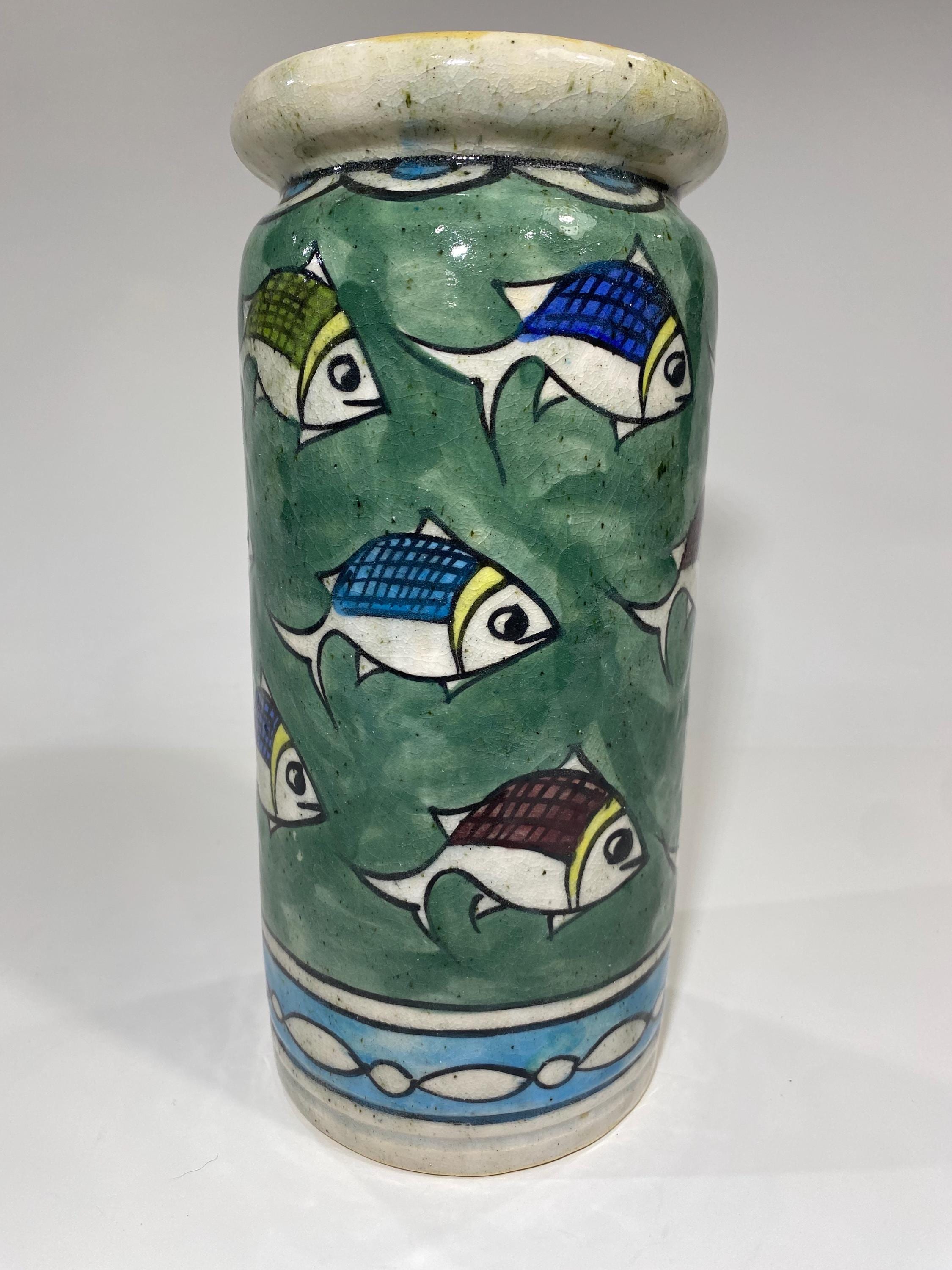 Persian Fish Vase - Etsy