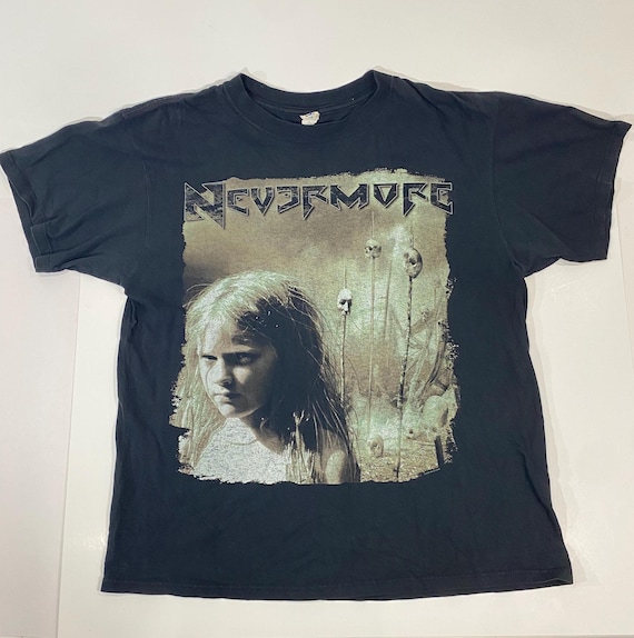 Vintage Nevermore T Shirt This Godless Endeavor Tour Metal Band Tee XL