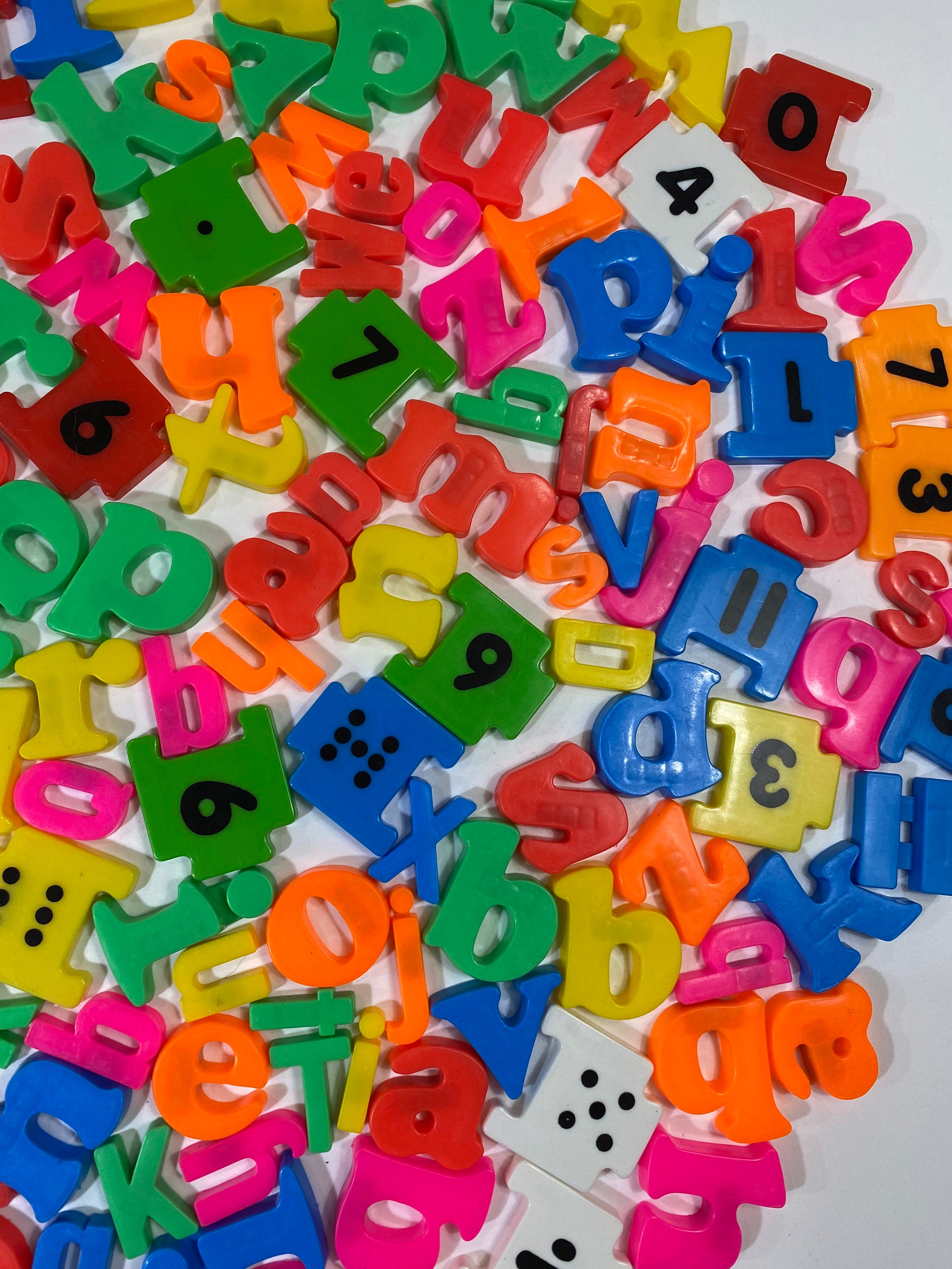 Large Lot of Letters and Numbers Vintage Fridge Etsy