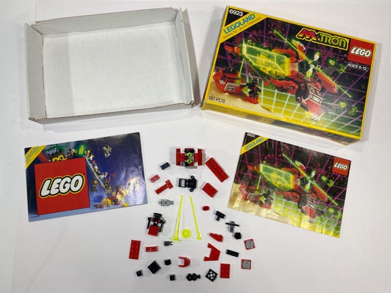 Vintage LEGO 6923 M-tron Particle Ionizer Manual Some Original