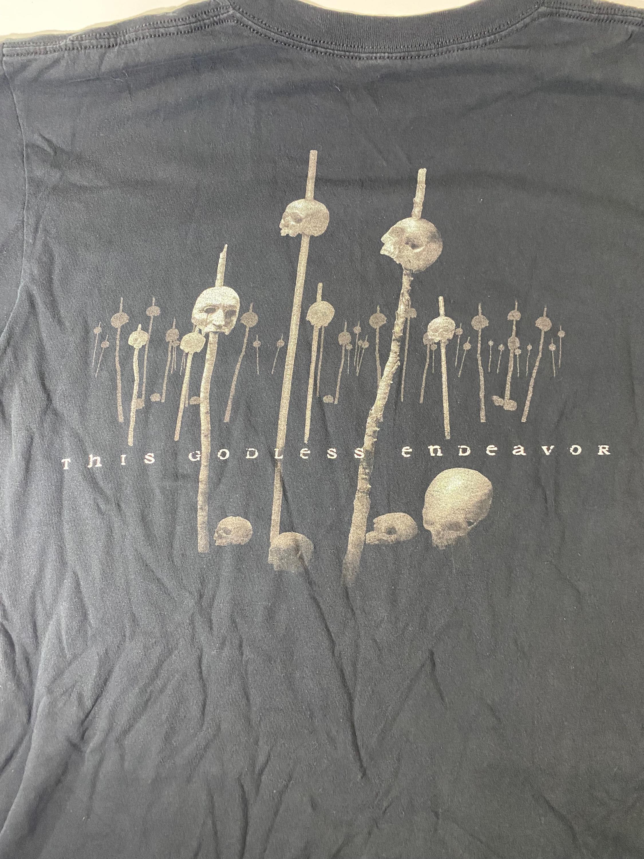 Vintage Nevermore T Shirt This Godless Endeavor Tour Metal Band 
