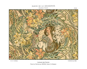 Mucha Print - Etsy