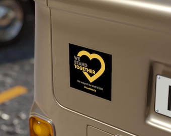 Support Lansing Christian School Sticker Transparent Die-Cut Outdoor