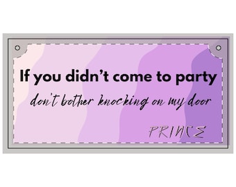 Wood Panel Painting, Prince Purple Rain, Home Decor, Wall Art, Music Lover Gift, Party Vibe