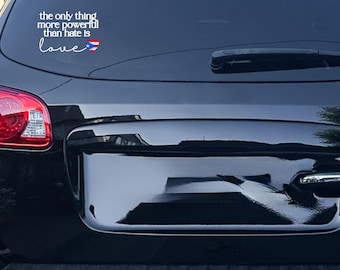 Puerto Rico Benito Bumper Sticker Transparent Outdoor Sticker