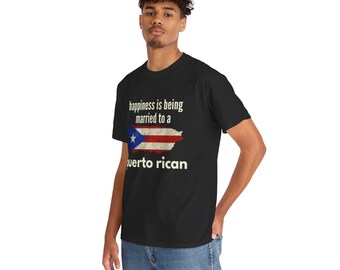 Puerto Rican Pride Husband T-Shirt, Wife Gift