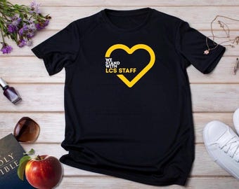 LCS Staff Support Tee | School Spirit Staff Support Shirt