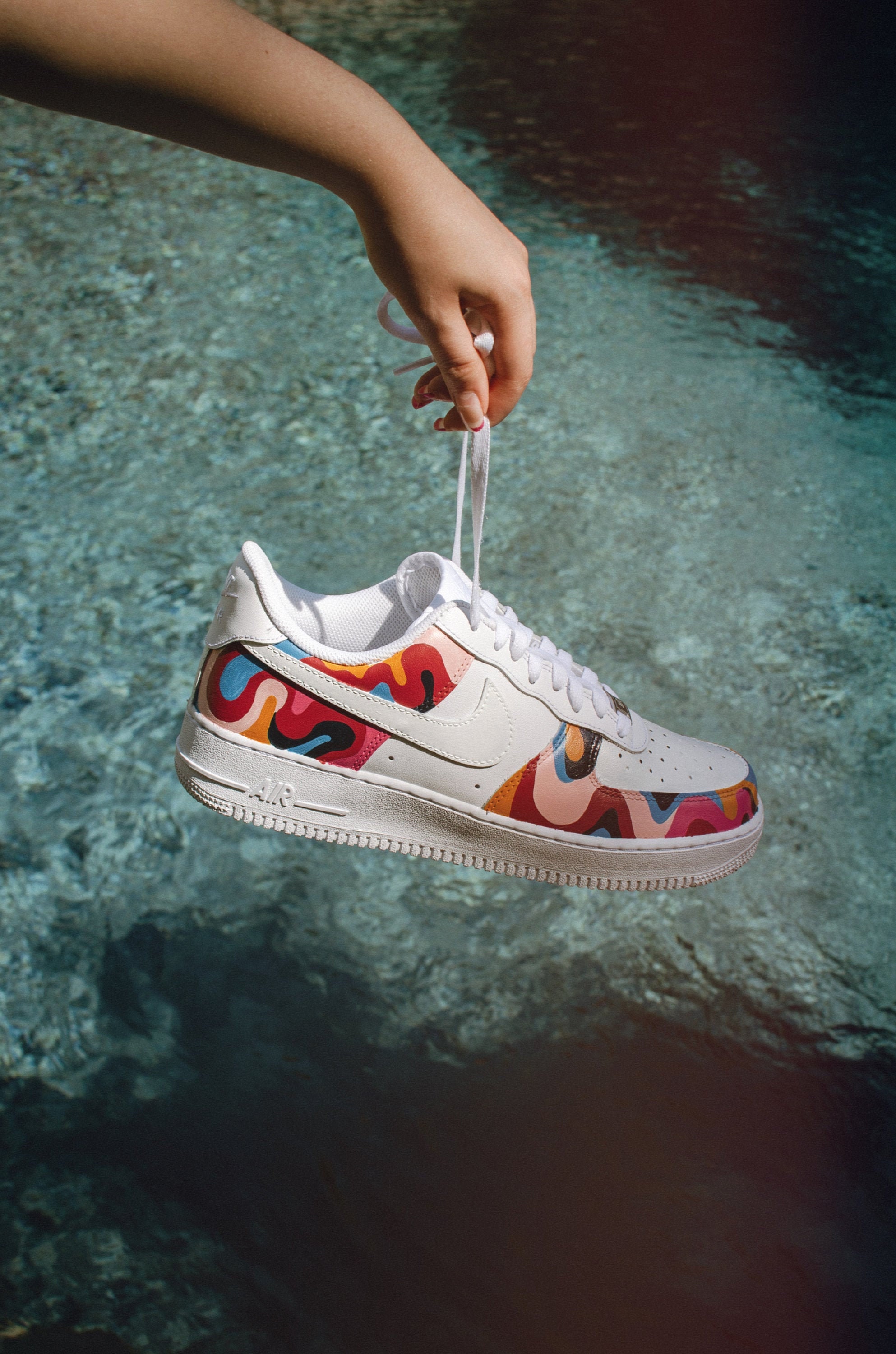 custom air force 1 rainbow
