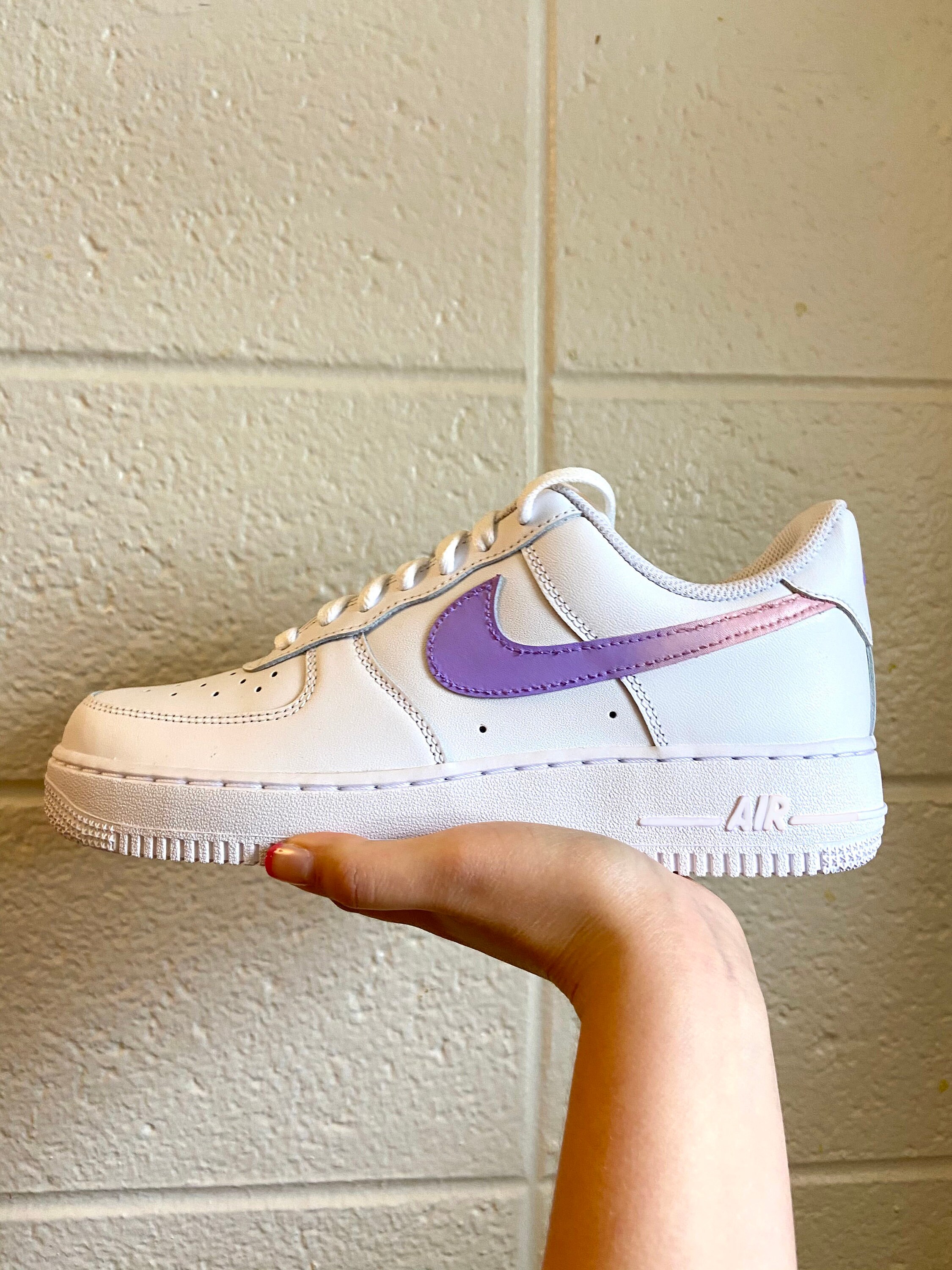 pink and purple af1