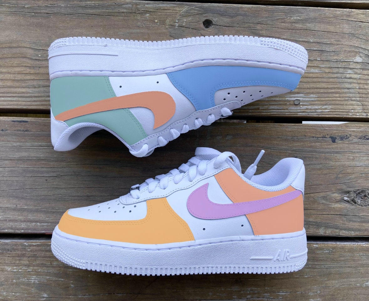 UV-Activated Color Changing Nike Air Force 1s 🤔 