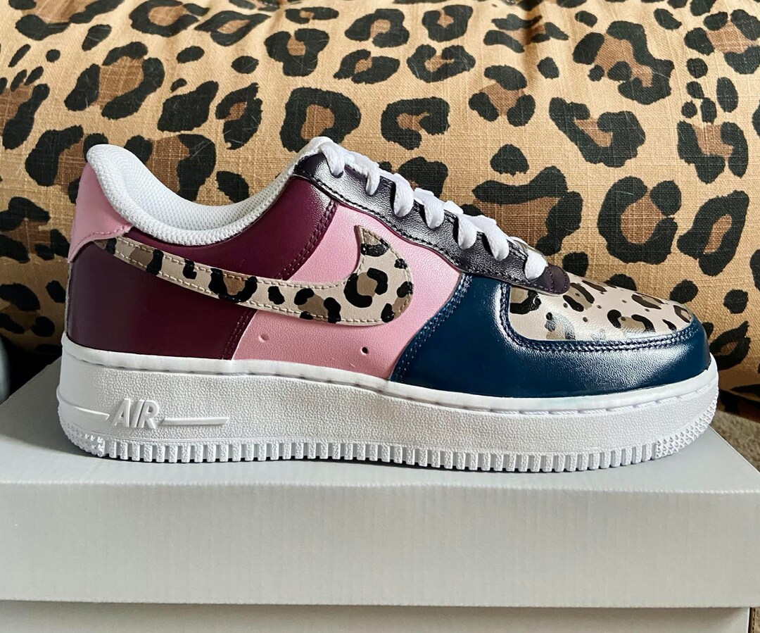 custom air force 1 cheetah print