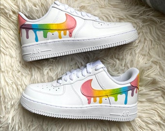 Kids Custom Nike Air Force 1s with Drips