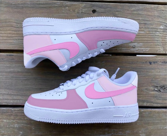 Light Pink Air Force 1  Pink nike shoes, Cute nike shoes, Preppy