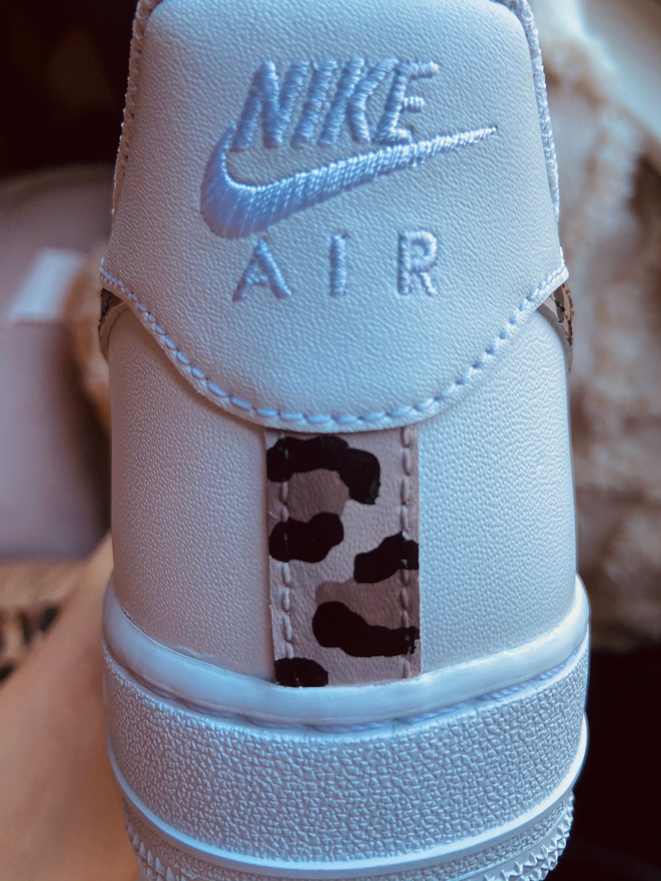 cheetah and tan air force 1
