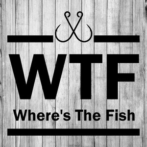 魚はどこだ SVG、EPS、PNG、pdf / 釣り SVG / カットファイル / Cricut / クリップアート / 面白い釣り / 父の日