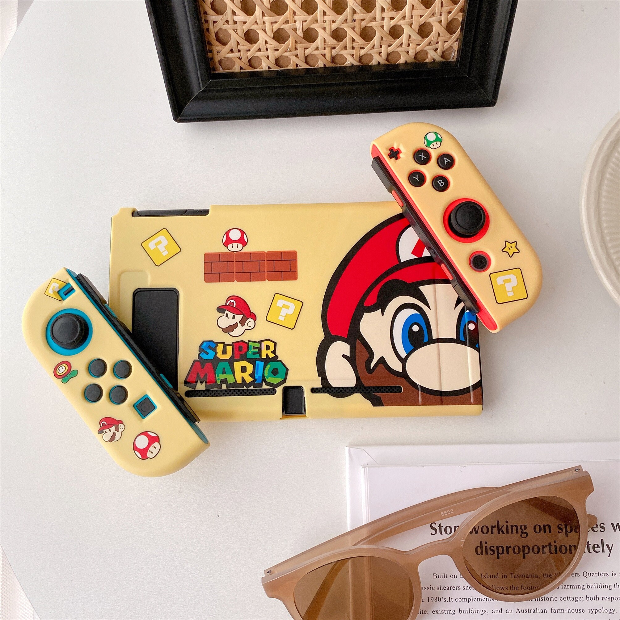 Super Mario Switch Case Protector Schalter Shell Skin Cover | Etsy