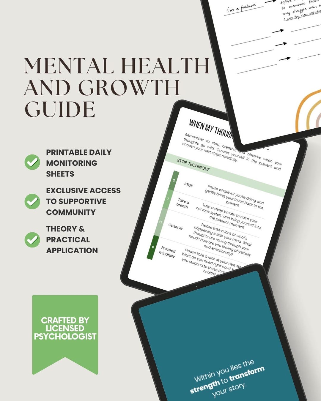 The Clarity Companion | Guided Mental Health Journal | Anxiety Relief ...