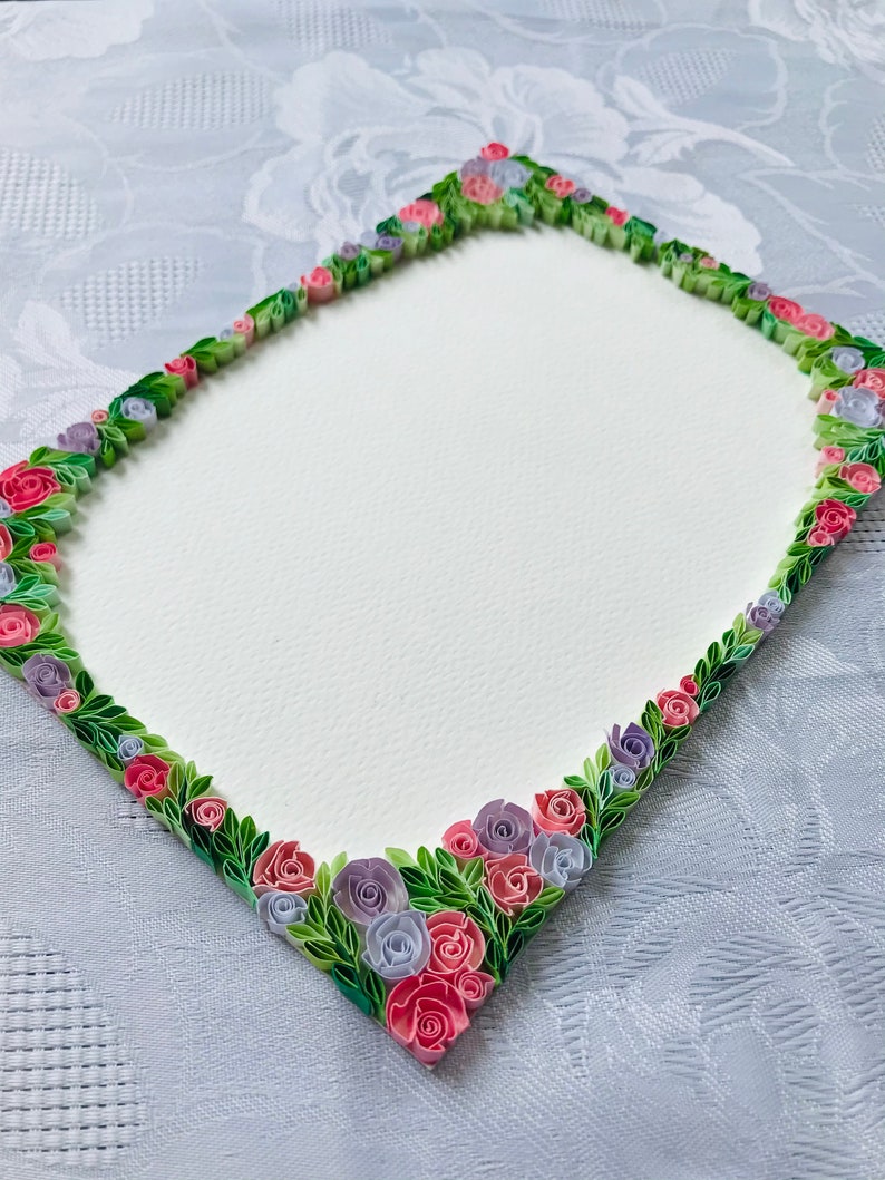 Paper Quilling Art Paper Art Greeting Cards Border Designs Etsy