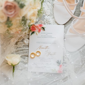 Tarjeta de invitación de boda hecha con filigrana, tarjetas de invitación de boda, decoración de bodas, regalos hechos a mano, filigrana, arte de papel, filigrana de papel, manualidades de papel, único