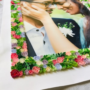 Paper Quilling Art, Paper Art, Border designs, Boarder style, Gifts, Birthday, Anniversary, Wedding, Diygifts, Handmade, Wall art