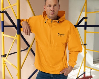 Dorkies Golf Embroidered Champion Jacket Windbreaker Packable