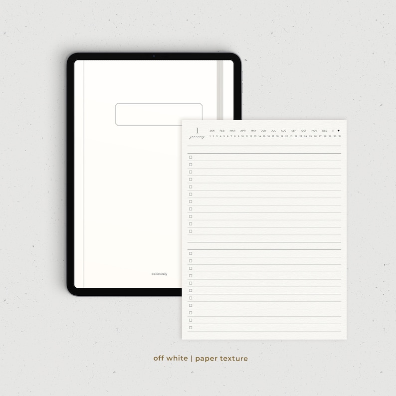 May include: A white digital planner with a calendar and to-do list on a white background. The calendar shows the months of the year and the to-do list has checkboxes.