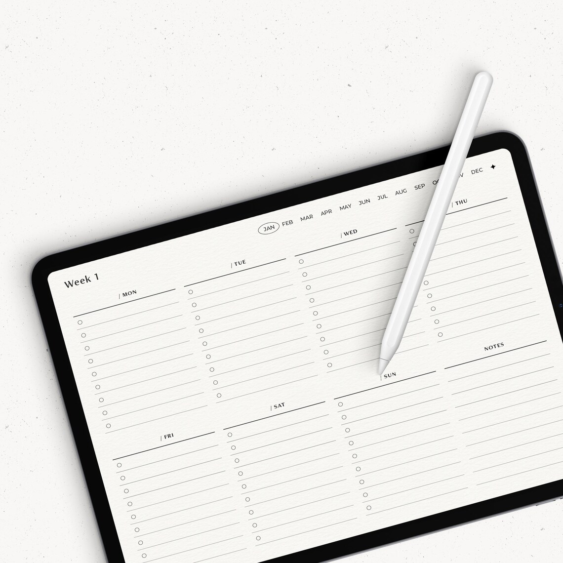 Weekly to Do List Checklist Template Task List Work to Do - Etsy