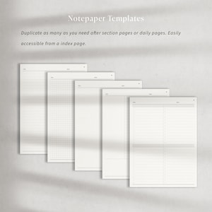 undated digital planner