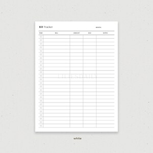 Bill Pay Off Checklist.pdf Bill Payoff Tracker, Bill Payment Checklist Digital Planner Template ...