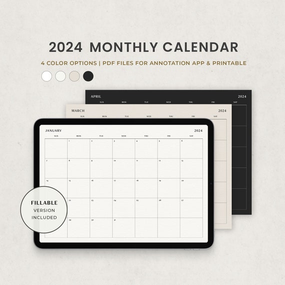 PRINTABLE 2024 dated daily planner (310) – Planner Room Shop