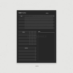 Habit Tracker Digital Planner, Goodnotes to Do List, Monthly Weekly ...