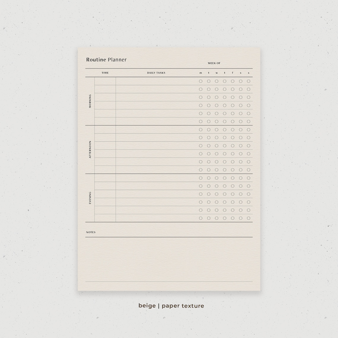 Routine Planner Daily Weekly Habit Tracker Digital Planner - Etsy