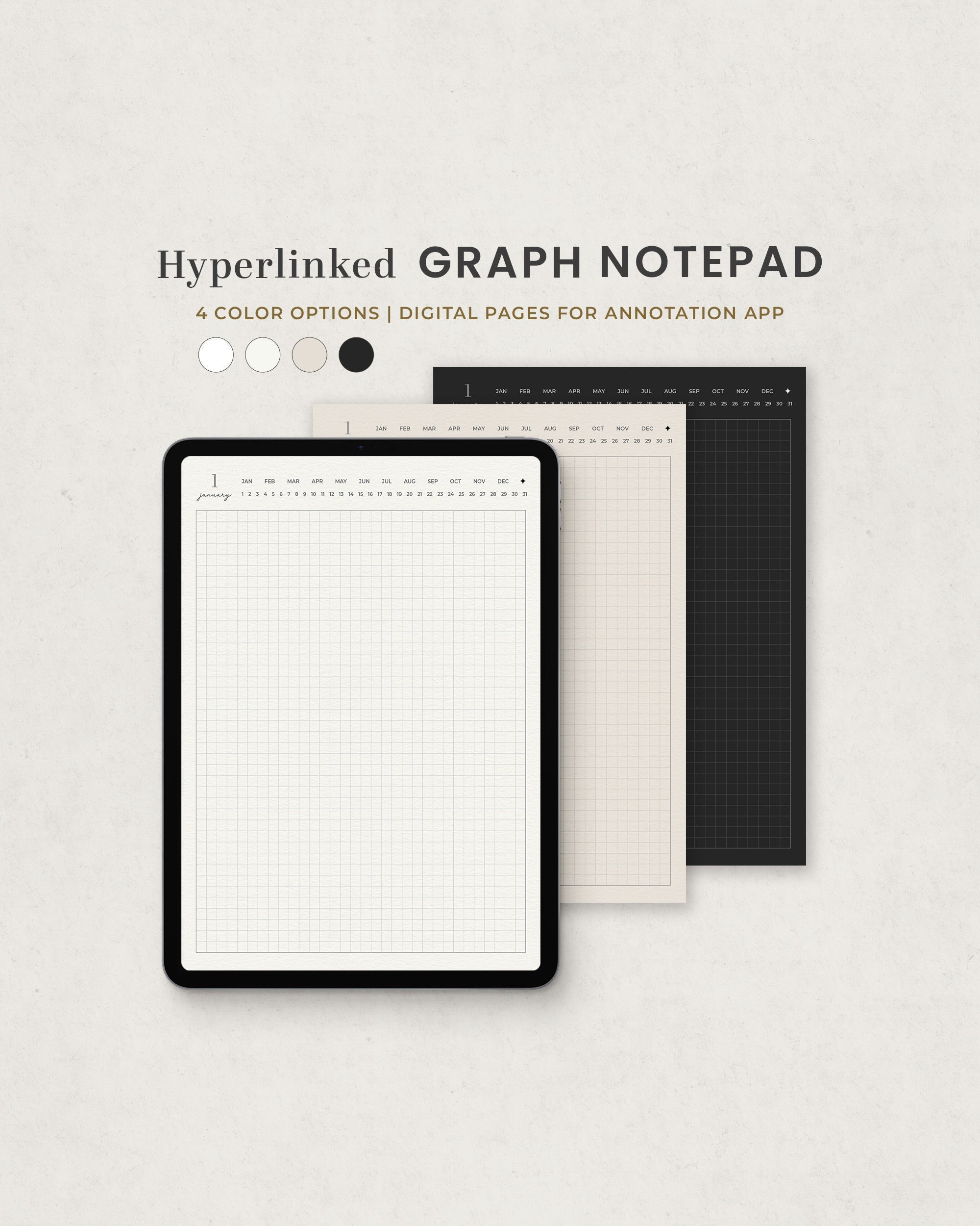 Digital Graph Grid Paper for Procreate for Drafting/drawing