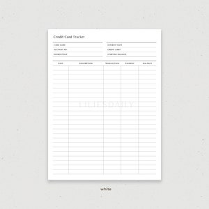 Credit Card Payoff Tracker, Debt Payment Log Digital Planner Template for Goodnotes on Ipad, Printable Editable Letter PDF image 9