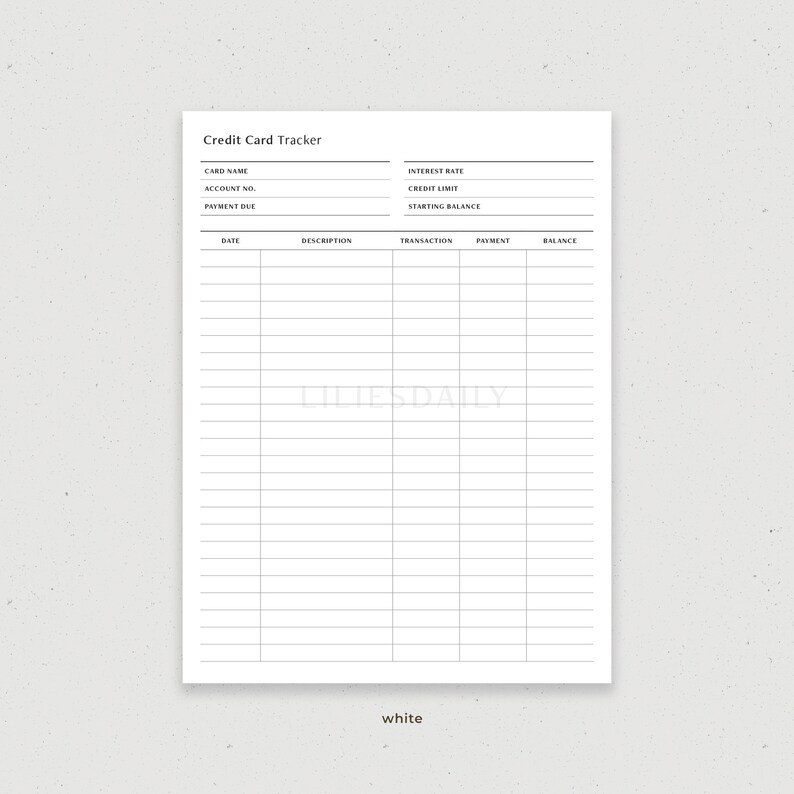 Credit Card Payoff Tracker, Debt Payment Log Digital Planner Template for Goodnotes on Ipad, Printable Editable Letter PDF image 9