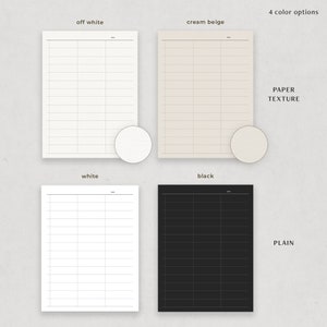 Language Learning Digital Note Template, Korean Chinese Japanese Study, Character Vocabulary Notes for Goodnotes on Ipad, Android Notebook image 2