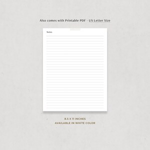 digital notes page