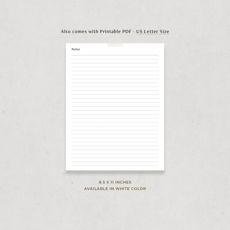 digital notes page
