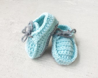 Handmade Baby Loafers Crochets Shoes / Baby booties / Baby shower gift