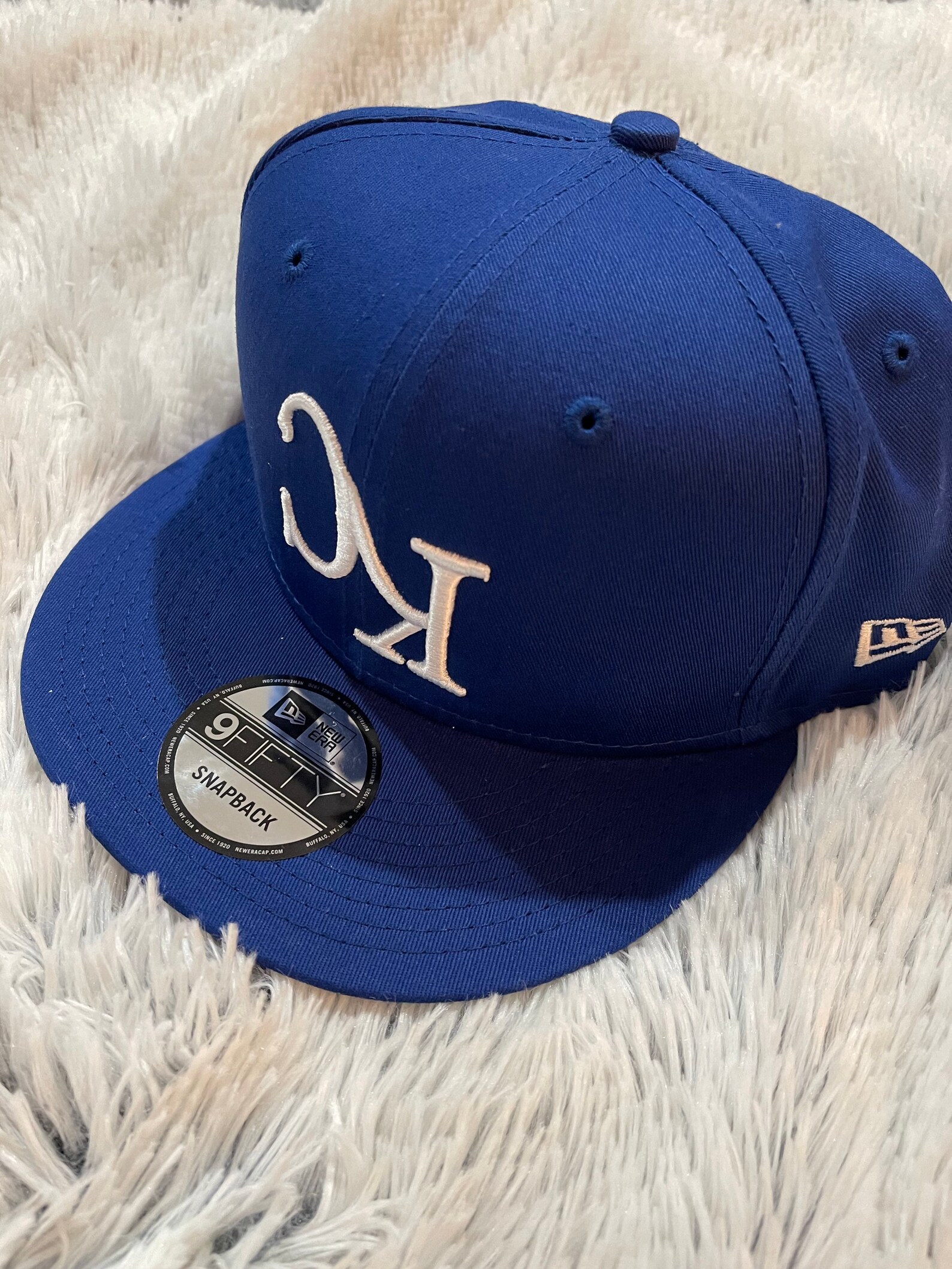 Kansas City Royals Royal Blue Upside Down KC Snapback Hat KC Etsy