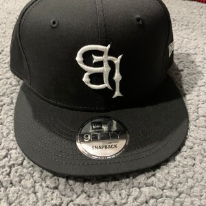 Upside Down LB new Era Snapback Hat White Lettering Long - Etsy