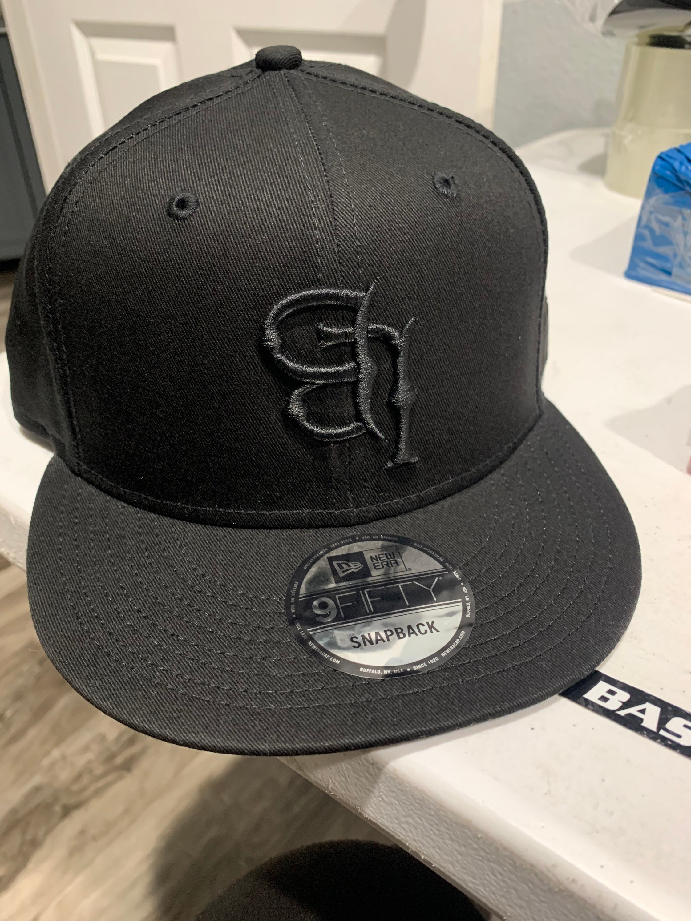 Upside Down LB New Era Snapback Hat Black Lettering - Etsy