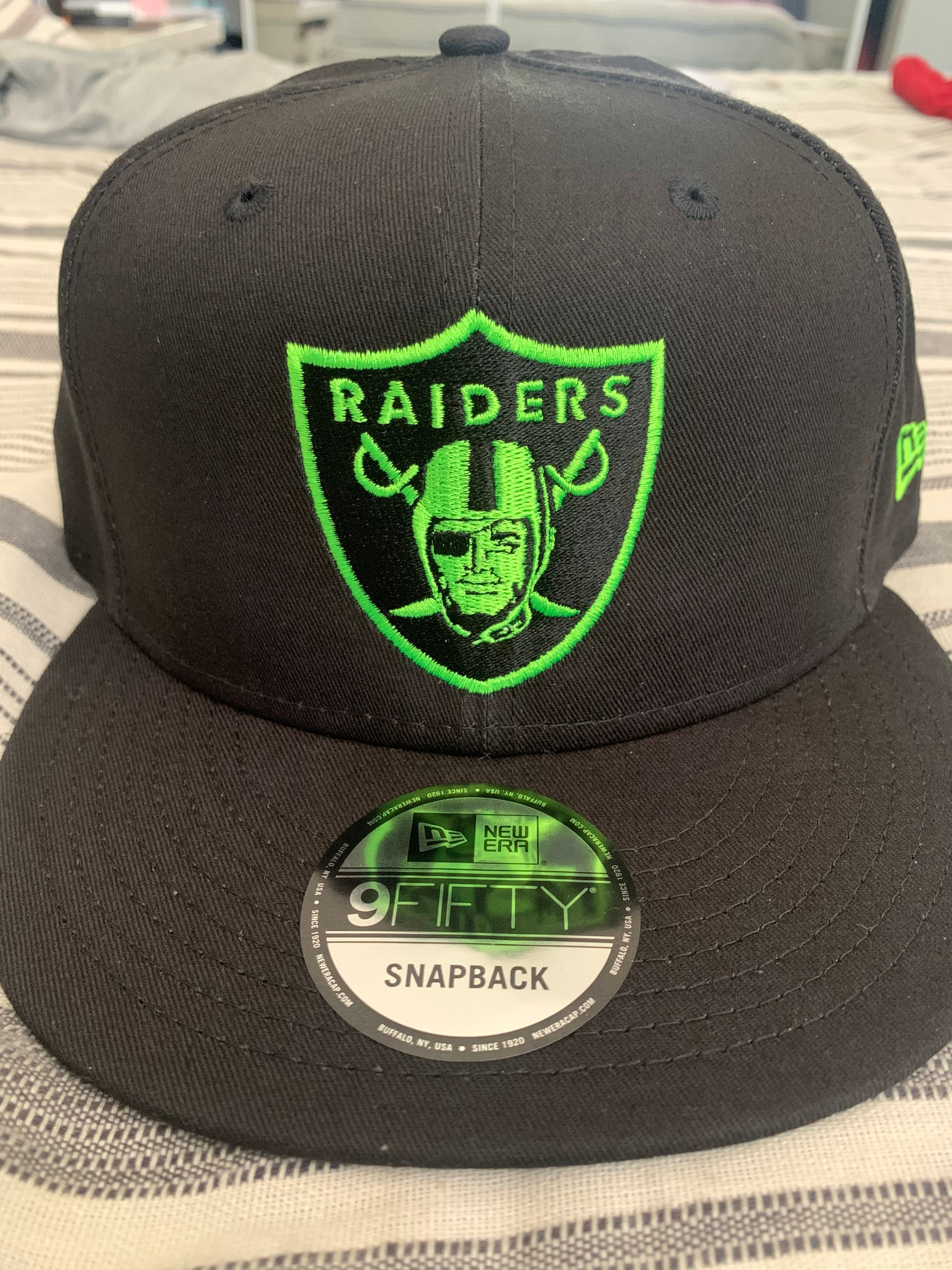 majoor Beïnvloeden Plateau Las Vegas Raiders Black Hat New Era SnapBack Lime Groen Neón - Etsy België