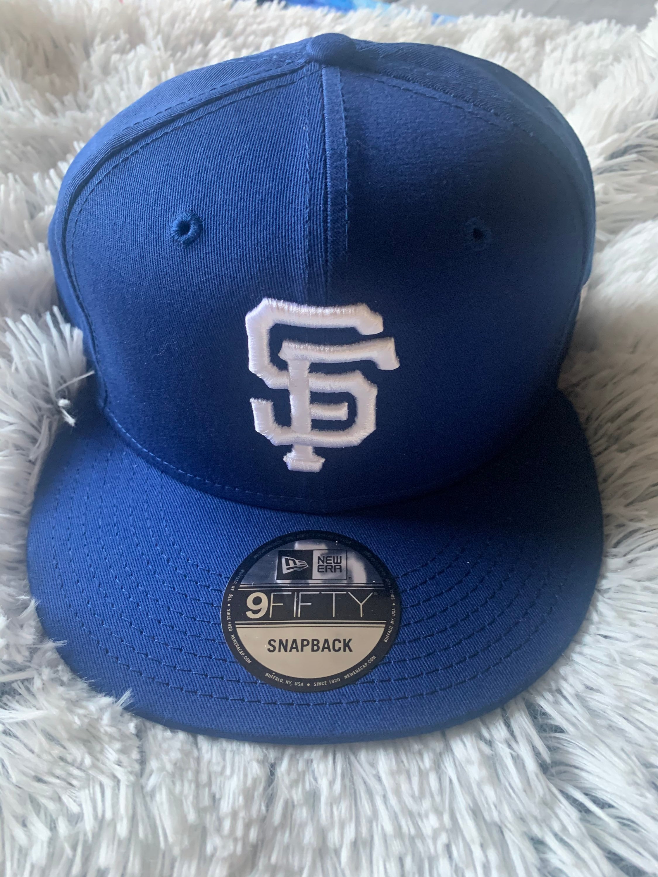 San Francisco Giants New Era Snapback Royal Blue White -  Norway