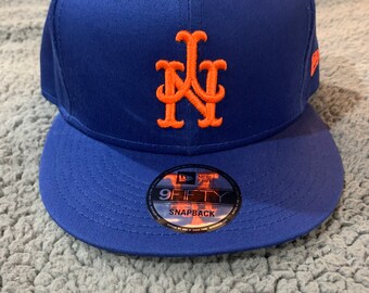 new Era Snapback Royal Blue Hat Orange 