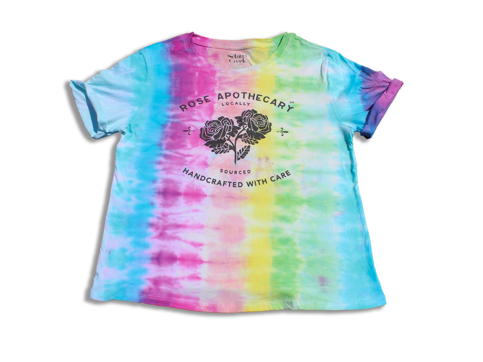 Rose Apothecary Schitt's Creek Rainbow Tie Dye Shirt | Etsy