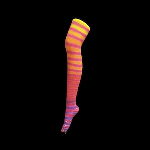 Tie Dye Womens Thigh-High Socks